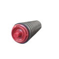 Conveyor return Comb self cleaning rubber roller idlers
